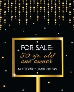 Adutls - Funny Party Signs 16x20 Inch - 50th Birthday - For Sale: 50th Birthday Party Bundle