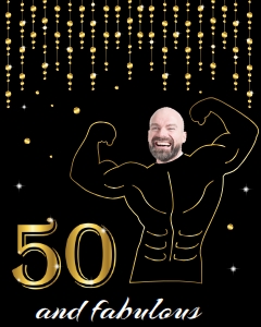 Adutls - Funny Party Signs 16x20 Inch - 50th Birthday - Fabulous - Man: 50th Birthday Party Bundle