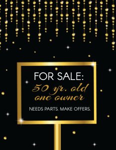 Hilarious 50th Birthday Party Signs design preview