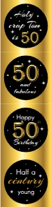 Cupcake Toppers - 50th Birthday - Classic design preview