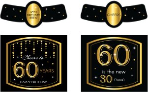 Beer Labels - 60th Birthday - Classic design preview
