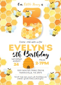 KID13 - Bee 5th Birthday: KID13 - Bee Birthday