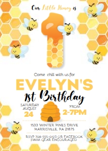 KID13 - Bee 1st Birthday: KID13 - Bee Birthday