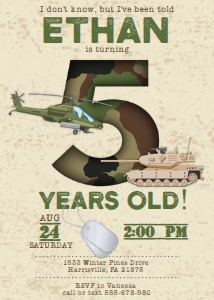 KID15 - Army 5th Birthday: KID15 - Army Birthday