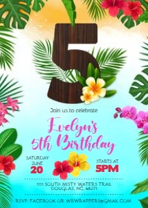 KID24 - Luau Birthday - 5th: KID24 - Luau Party