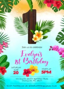 KID24 - Luau Birthday - 1st: KID24 - Luau Party