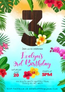 KID24 - Luau Birthday - 3rd: KID24 - Luau Party