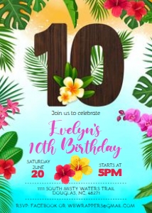 KID24 - Luau Birthday - 10th: KID24 - Luau Party