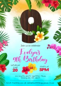 KID24 - Luau Birthday - 9th: KID24 - Luau Party