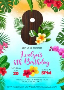 KID24 - Luau Birthday - 8th: KID24 - Luau Party