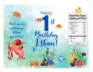 KID12 - Under the Sea Chip Bag Wrapper design preview