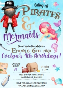 KID48 - Pirate & Mermaid Party: KID48 - Pirate & Mermaid Party