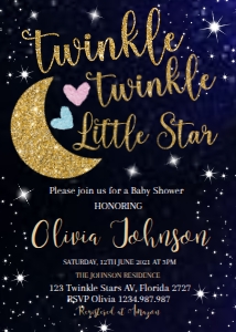 07.e.Little Star invitation Baby Shower: 07.ee.LittleStar invitation Baby Shower