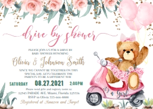 09 Drive by Bear Pink: 09 drive by shower pink bear