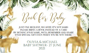 011 Book for baby Safari design preview