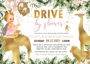 09.d. drive by shower, safari, girl, princess: 09.l. drive by shower safari, princess, girl