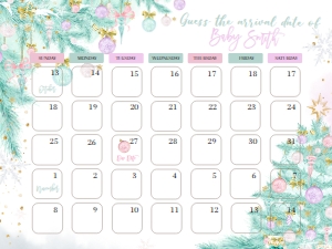 0111.d#santa baby#calendar#due date#: 0111.l#santa baby#calendar#due date#
