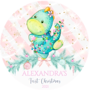 022.l#3#girl#dino#ornament# design preview