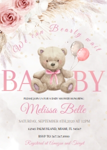 BEAR#BB 333#BOHO#BLBLBL#GIRL5 x 7 in: 09.l.bear and balloons, drive by shower