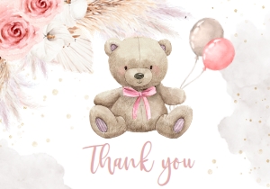 BEAR#BB##SET 333#thankyou# GIRL: 09.l.bear and balloons, drive by shower
