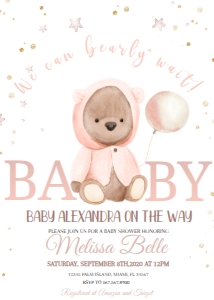 BEAR#BB#1#babyboho#: BEAR#BB#1#babyboho#5 x 7 in