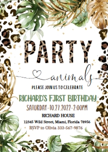 LEO WILD#PARTY boy., design preview