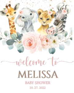SAFARI#SIGN#16X20: SAFARI#SING#24X36