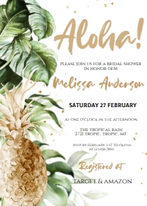 BRIDAL#Tropical Bridal#1 design preview