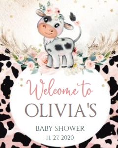 WELCOME#COW#16X20#: WELCOME#COW#24X3624 x 36 in