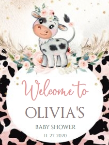 WELCOME#COW#18X24: WELCOME#COW#24X3624 x 36 in
