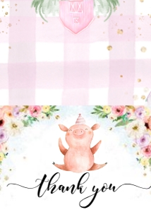 FARM#2#SET#Pinkset#thankyoucard#: FARM#2#SET#pink#BSHOWER#