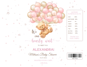 BEAR GIRL 2 Chip bag 11x8,5 design preview
