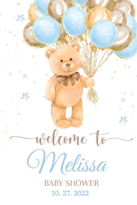 BEAR BL 22 #BB#WELCOME#NBALLOONS#24x36 design preview