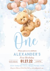 BIRTHDAY BEAR BLUE 1 design preview