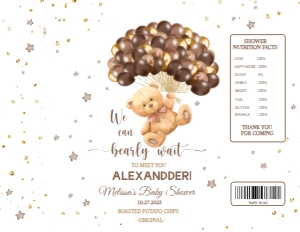 BEAR#BB#BROWN 1 Chip bag 11x8,5 * design preview