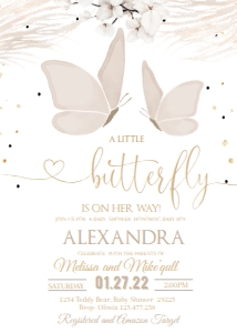 BUT#K 27 C babyshower5 x 7 in: BUT#K 27 C babyshower