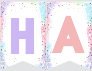 MERMAID UNICORN#CC banner: MERMAID UNICORN SET #CC invitation