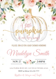 PUMPKIN STA SET invit design preview