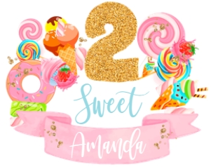 TOPPER 7 TWO SWEET9.6 x 7.6 in design preview