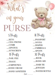 BOHO BEAR GAMES 2 PURSE: BOHO BEAR GIRL EVITE SET SET BLBLBL