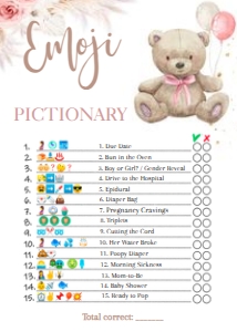 BOHO BEAR 7 (6) EMOJI oott *: BOHO BEAR GIRL EVITE SET SET BLBLBL
