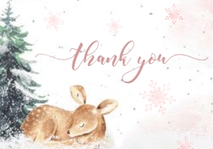 DEER WINTER SET 23 thankyou: DEER WINTER SET 23