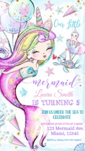 EVITE#MERMAID#2#BBBBBLLbirthday# design preview