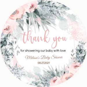 COLD OUTSIDE favor tag round 2.2x2.2: COLD OUTSIDE favor tag round 2.2x2.2