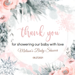 COLD OUTSIDE favor tag KVVKKV 2.2x2.2: COLD OUTSIDE favor tag round 2.2x2.2