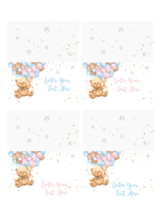 BEAR PINK BLUE food labels: BEAR PINK BLUE food labels *