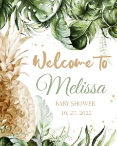 ALOHA X WELCOME 16X20: ALOHA X WELCOME 24X36