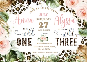 2 NAME birthday 7x5 design preview