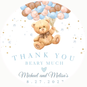 RO Round Sticker Bear 1.1 * design preview
