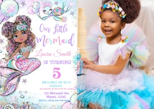 MERMAID BBB Afro girl  PH 4 AF KK UNICORN: MERMAID BBB Afro girl PH 4 AF KK UNICORN